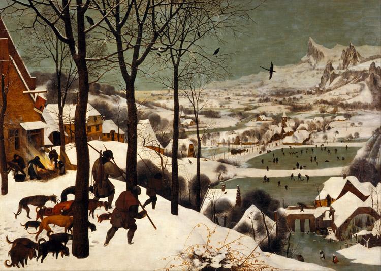 The Hunters in the Snwo (mk08), BRUEGEL, Pieter the Elder